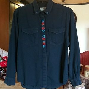 Wrangler Authentic Western Apparel button down shi